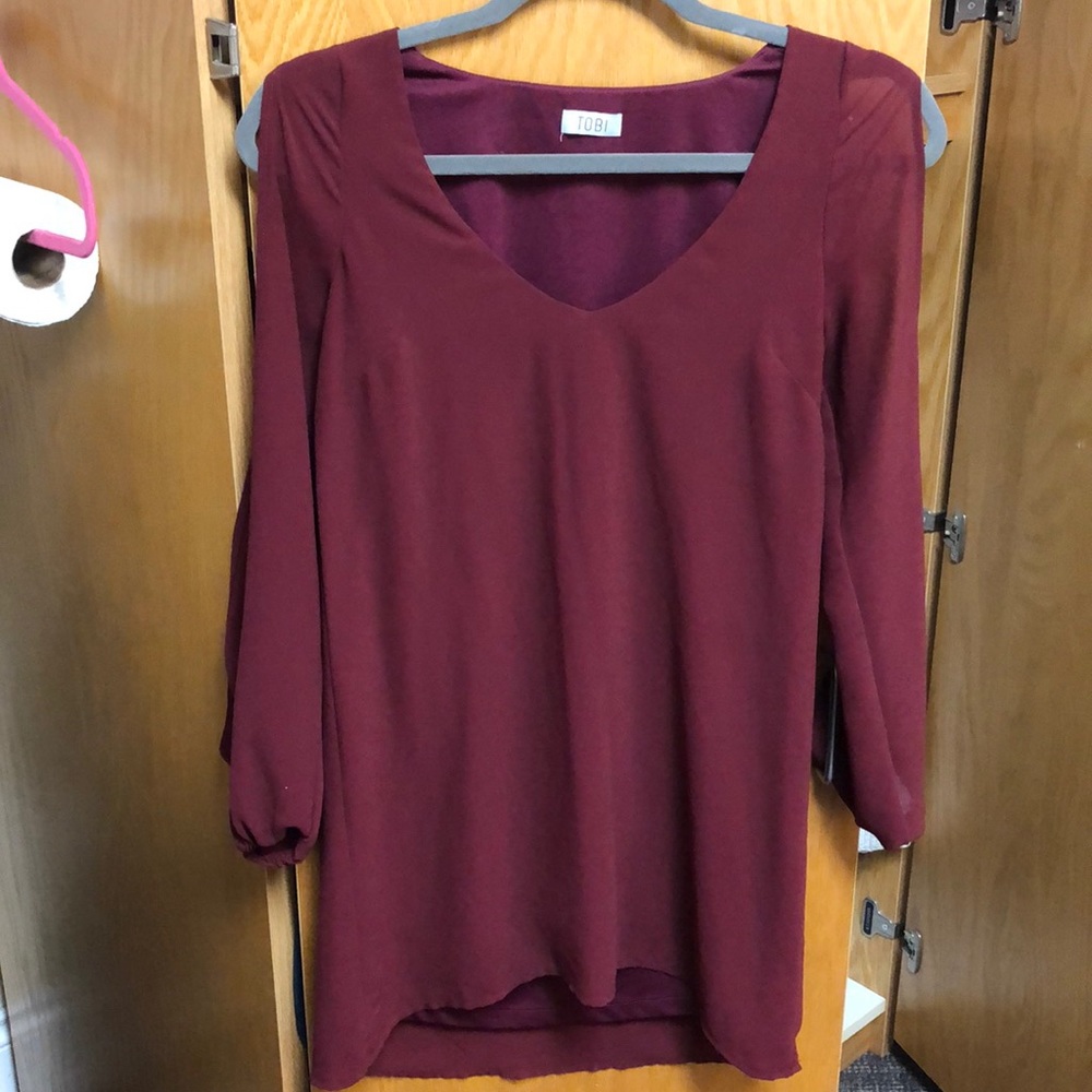 Tobi Maroon Top/Dress